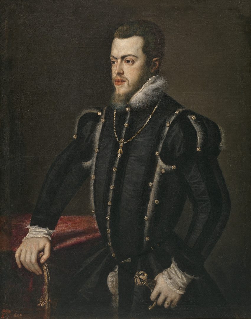 Sui Generis Madrid - Moda - Renacimiento - Vestir a la española -Felipe II (discípulo de Tiziano 1549-50)